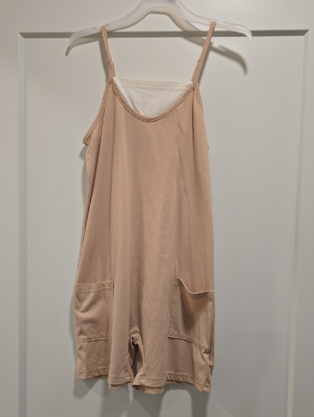SHEIN Light Beige Girls Tank Top